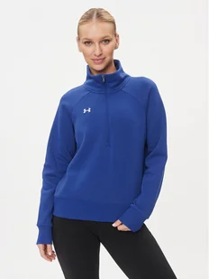 Under Armour Bluza Ua Rival Fleece Hz 1379492 Niebieski Loose Fit - Bluzy damskie - miniaturka - grafika 1