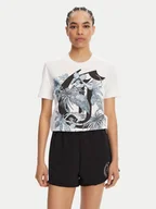 Koszulki i topy damskie - Just Cavalli T-Shirt 78PAHT04 Biały Regular Fit - miniaturka - grafika 1