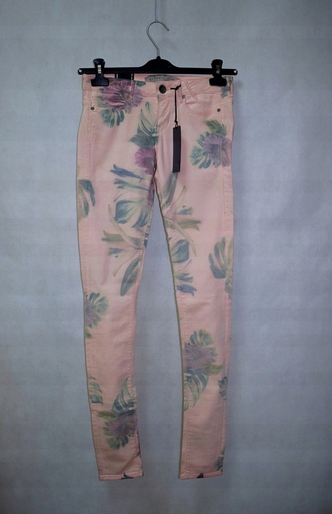 Spodnie Kwiaty Damskie W27 34L Rozmiar S (27) *Guess*