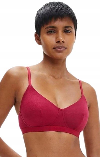Calvin Klein Biustonosz Półusztywniany Bordowy S 2_3