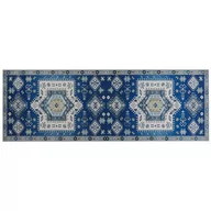 Dywany - Lumarko Dywan 80 x 200 cm niebiesko-beżowy PARVAKADLI - miniaturka - grafika 1