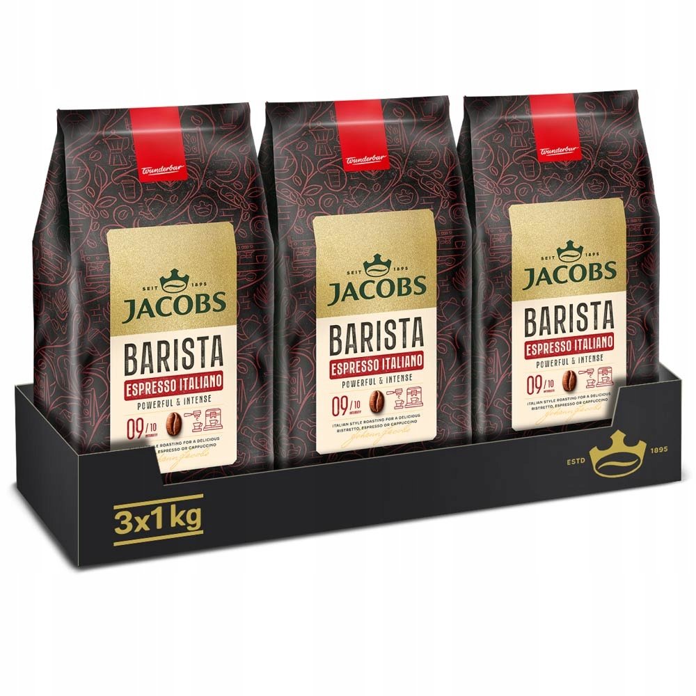 Kawa ziarnista Jacobs Espresso Italiano 3x 1kg