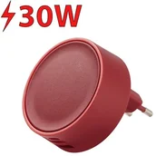 Ładowarki do telefonów - Ładowarka sieciowa LEXON Poweron 30W Czerwony - miniaturka - grafika 1