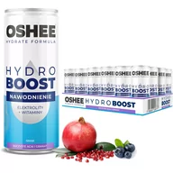 Napoje gazowane - 24x OSHEE HydroBoost Sparkling Granat 250ml - miniaturka - grafika 1