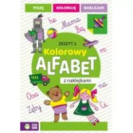 Książki edukacyjne - Kolorowy alfabet z naklejkami. Zeszyt 2 - miniaturka - grafika 1