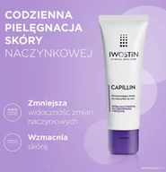 Kremy do twarzy - Iwostin Sanofi Capillin, krem wzmacniający na naczynka, na noc, 40ml 7052331 - miniaturka - grafika 1