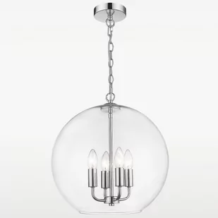 Cosmo Light Lampa wisząca PRAGUE P04974CH P04974CH - Lampy sufitowe - miniaturka - grafika 1