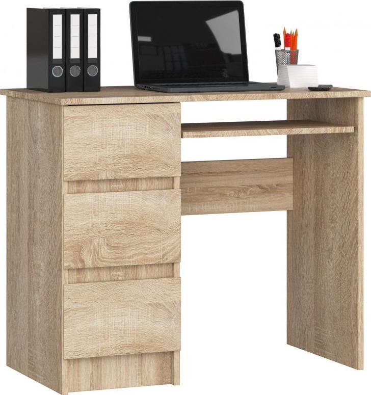 Biurko Fabryka Mebli Akord A-6 Jasnobrązowe 90 cm x 50 cm