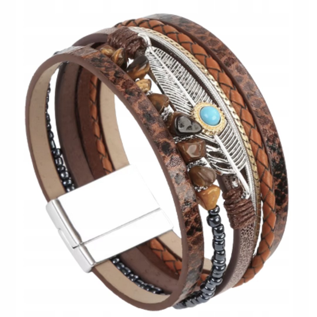 Magnetyczna bransoletka boho - modny dodatek na każdy dzień