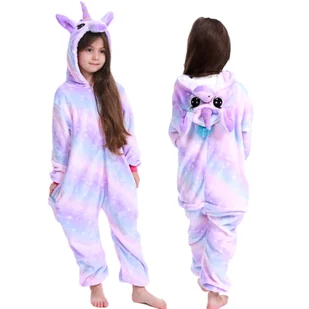 ONESIE DLA DZIECI PIŻAMA KIGURUMI KOSTIUM PRZEBRANIE JEDNOROŻEC 135-145 CM - Stroje karnawałowe - miniaturka - grafika 1