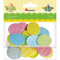 Naklejki piankowe pisanki mix 24szt - Zabawki kreatywne - miniaturka - grafika 1