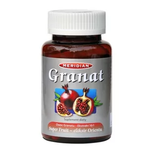 Meridian GRANAT EKSTRAT 10:1 60 KAPSUŁEK - Suplementy naturalne - miniaturka - grafika 1