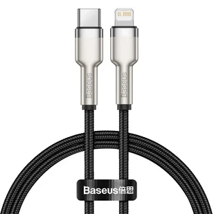 Baseus lightning - USB-C Cafule, PD, 20W, 0,25m czarny - Kable USB - miniaturka - grafika 1