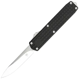 Nóż sprężynowy CobraTec Large Warrior Drop-Point M390 - Black - Noże - miniaturka - grafika 1