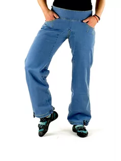 Odzież trekkingowa damska - Spodnie wspinaczkowe damskie ProRock Maya - light blue jeans - grafika 1