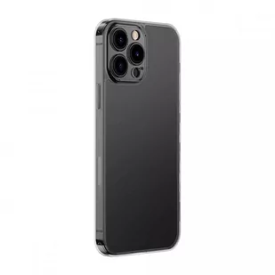 Baseus Frosted Glass Case etui pokrowiec do iPhone 13 Pro sztywna obudowa z żelową ramką czarny ARWS001001 - Etui i futerały do telefonów - miniaturka - grafika 1