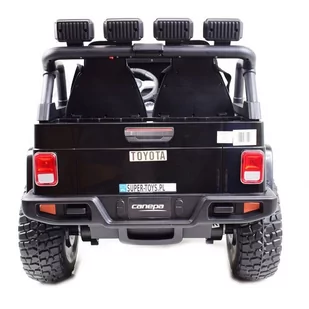 Toyota Land Cruiser Na Akumulator 4x4 Czarny /s316 - Pojazdy elektryczne dla dzieci - miniaturka - grafika 2