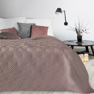 Eurofirany Narzuta Alara zigzag ciemnoróżowa 220x240 - Narzuty - miniaturka - grafika 1