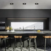 Oprawy, klosze i abażury - Briloner Spot wpuszczany LED 7602 3szt. IP65 3 000 K czarny - miniaturka - grafika 1