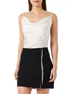 Spódnice - VERO MODA Women's VMKASEY HW mini spódnica WVN Rock, czarna, XL - miniaturka - grafika 1