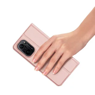 Dux Ducis Skin Pro kabura etui pokrowiec z klapką Xiaomi Redmi K40 Pro+ / K40 Pro / K40 / Poco F3 różowy - Etui i futerały do telefonów - miniaturka - grafika 6