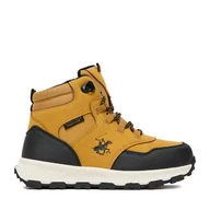 Buty dla chłopców - Trzewiki Beverly Hills Polo Club EO-BHPC-395-013 Brązowy - miniaturka - grafika 1