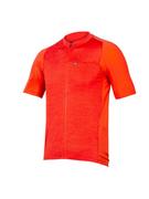 Koszulki sportowe męskie - ENDURA Koszulka kolarska "GV500 Reiver" w kolorze pomarańczowym - miniaturka - grafika 1
