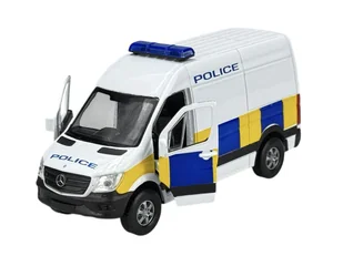 WELLY MERCEDES-BENZ SPRINTER PANEL VAN POLICJA UK 1:34 SAMOCHÓD NOWY METALOWY MODEL - Samochody i pojazdy dla dzieci - miniaturka - grafika 1
