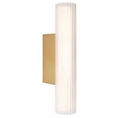 Lampy ścienne - Kinkiet Fayette W0364 Maxlight LED 6W 3000K IP44 industrialny metalowy złoty - miniaturka - grafika 1