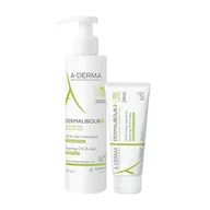 Kosmetyki kąpielowe dla dzieci - Zestaw A-Derma Dermalibour+ Cica żel do mycia skóry podrażnionej 200 ml + krem regenerujący do skóry podrażnionej od 1 dnia życia 100 ml - miniaturka - grafika 1