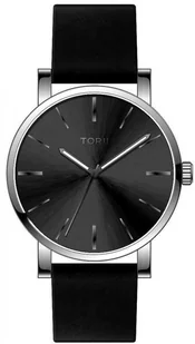 Zegarek Zegarek męski TORII S45BL.BA czarny fashion klasyczny - Zegarki męskie - miniaturka - grafika 1