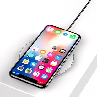Baseus Simple stylowa bezprzewodowa ładowarka Qi 2A 1.67A 10W z kablem USB / Lightning 1,2M biały (CCALL-JK02) - Ładowarki do telefonów - miniaturka - grafika 10