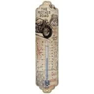 Dekoracje domu - Art Nostalgic 80327 - Route 66 Bike Map, Retro termometr, wewnątrz, Vintage dekoracja ścienna 80327 - miniaturka - grafika 1