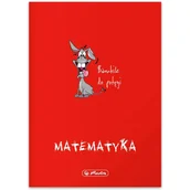 Zeszyty szkolne - Zeszyt A5 60k kratka 70g. MATEMATYKA 9500011 HERLITZ - miniaturka - grafika 1