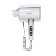 Suszarki do rąk i włosów - Suszarka hotelowa do włosów z uchwytem mocującym Warmtec S188 1875 W biała - miniaturka - grafika 1