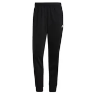 Spodnie sportowe męskie - Spodnie adidas Essentials Warm-Up Tapered 3-Stripes H46105 - czarne - Adidas - miniaturka - grafika 1
