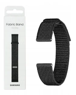 Oryginalny Pasek Samsung Watch Classic 6 / 7 20MM Czarny Black S/M Tkanina One Click - Akcesoria do smartwatchy - miniaturka - grafika 1
