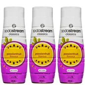 Syropy i koncentraty owocowe - 3x Syrop do SodaStream Passionfruit Zero 440ml - miniaturka - grafika 1