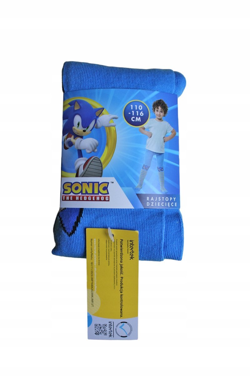 Rajstopy dziecięce niebieskie SONIC - 110/116 PA3324