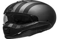 Kaski motocyklowe - BELL HELMET BROOZER Free RIDE matowy szary/czarny S - miniaturka - grafika 1