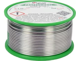 Spoiwo, Drut Lutowniczy Z Topnikiem 1,5Mm, 250G - Akcesoria do lutowania - miniaturka - grafika 1