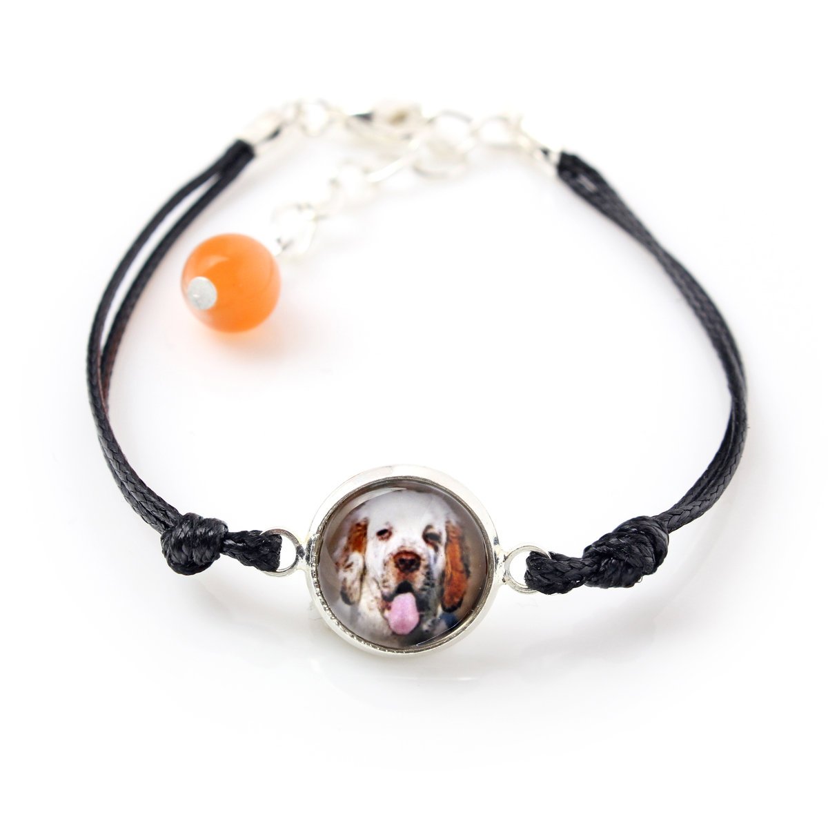 Clumber Spaniel - bransoletka z twoim zdjęciem handmade, wyjątkowa biżuteria marki Art-Dog