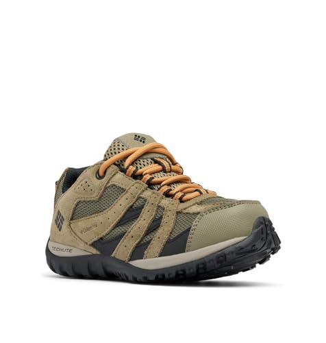 Columbia Redmond wodoodporne buty trekkingowe i trekkingowe dla dzieci, unisex, z niskim stanem, Kamień Zielony Kanion Słońce, 11 UK Child