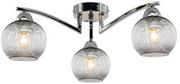 Lampy sufitowe - MLAMP Loftowa LAMPA sufitowa ELM1986/3 8C MLAMP modernistyczna OPRAWA szklana chrom ELM1986/3 8C - miniaturka - grafika 1