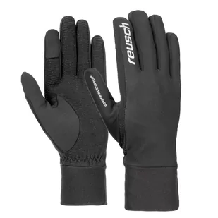 Rękawice multifunkcyjne Reusch Karayel GTX Infinium 7702 czarno-srebrny - Rękawiczki - miniaturka - grafika 1