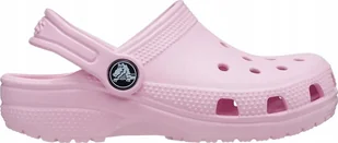 Chodaki sandały klapki dla dzieci Crocs Kids Toddler Classic Clog różowe 206990 6GD 25-26 - Buty dla dziewczynek - miniaturka - grafika 1