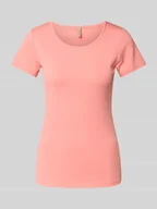 Koszulki i topy damskie - T-shirt z okrągłym dekoltem model ‘PYLLE’ - miniaturka - grafika 1