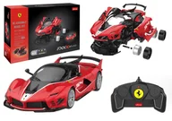 Zabawki zdalnie sterowane - Klocki Konstrukcyjne Auto Rastar 1:18 Ferrari FXXK EVO Czerwone 88 Elementów Rastar - miniaturka - grafika 1