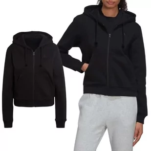 adidas Damska bluza z kapturem W All Szn Fz Hd, czarna, L, czarny, L - Bluzy damskie - miniaturka - grafika 1