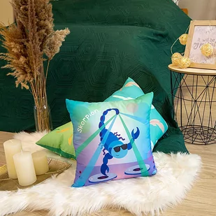 Poduszka Dekoracyjna 40 x 40 Zodiak Skorpion - Poduszki dekoracyjne - miniaturka - grafika 3